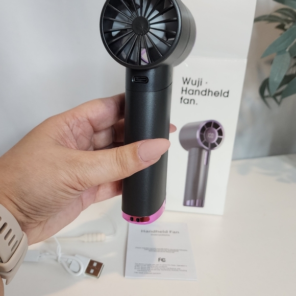 NEW‼️Wuji Handheld Fan with USB Charging - Picture 3 of 6